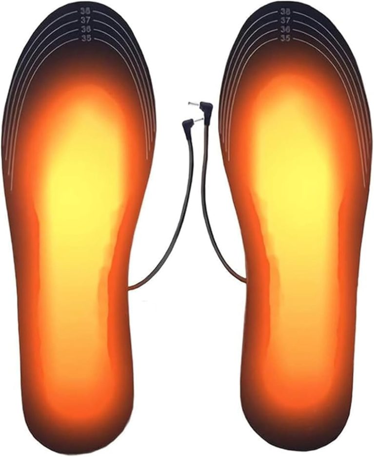 Rakiuty Semelle Chauffante USB, Semelle Thermique Chauffante Découpable et Lavable (35-45)